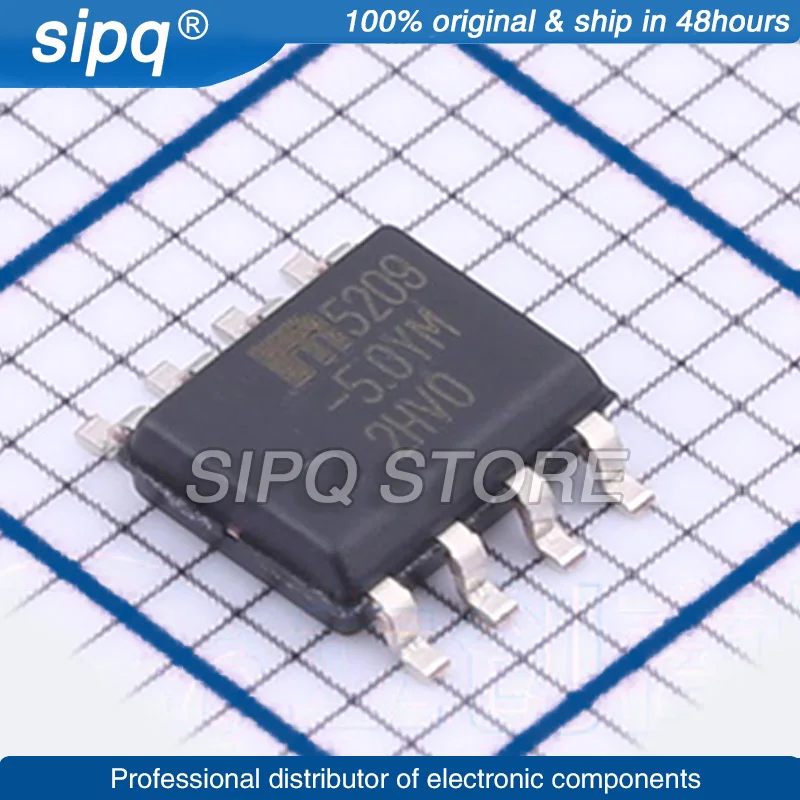 

10PCS/LOT MIC5209-5.0YM-TR MIC5209 SOIC-8 LDO Brand New and Original In Stock Authentic Product