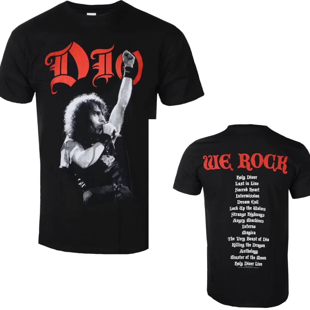 Y2k Dio Graphic Cotton Band T-shirt Unisex Summer Short Sleeve Fashion Brand Tee Luxury Casual Vintage Tees