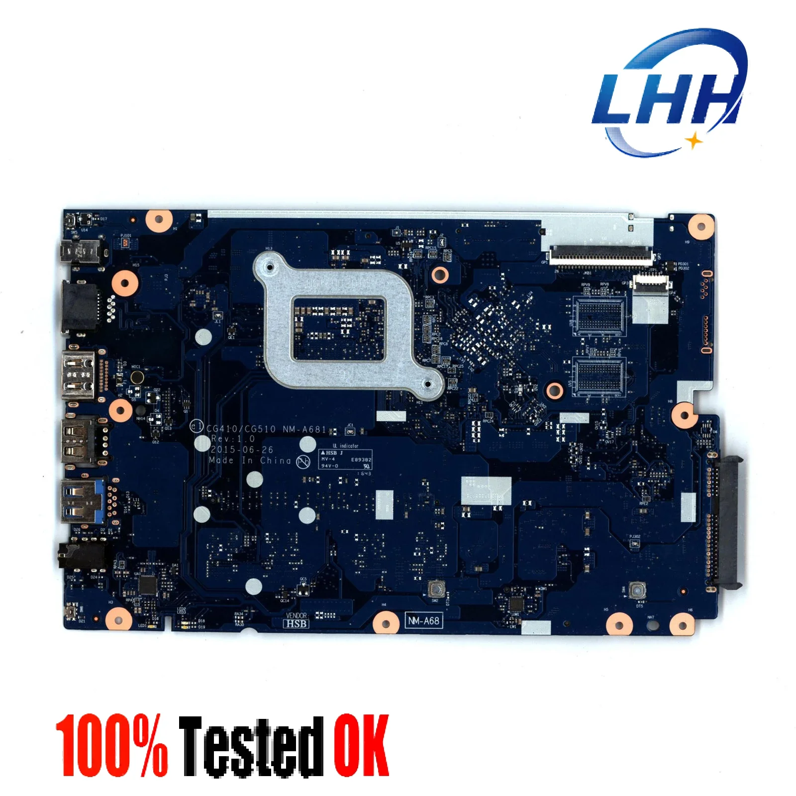 NM-A681 Mainboard for Lenovo Ideapad 100-15IBD Notebook Motherboard I5-5200U  CPU UMA DDR3 100% Work