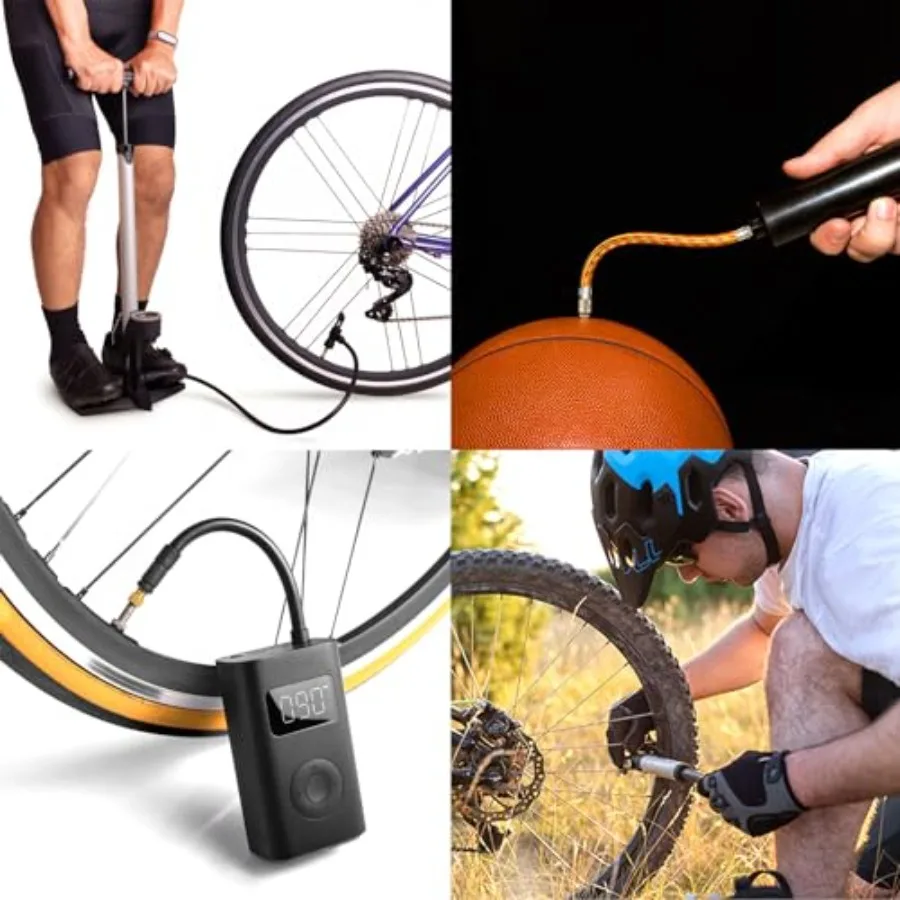 6 قطع من محولات صمام بريستا إلى شريدر النحاسية تنفخ الإطارات بسهولة مع ضواغط مضخات الدراجة Strd والدراجات الأساسية #5