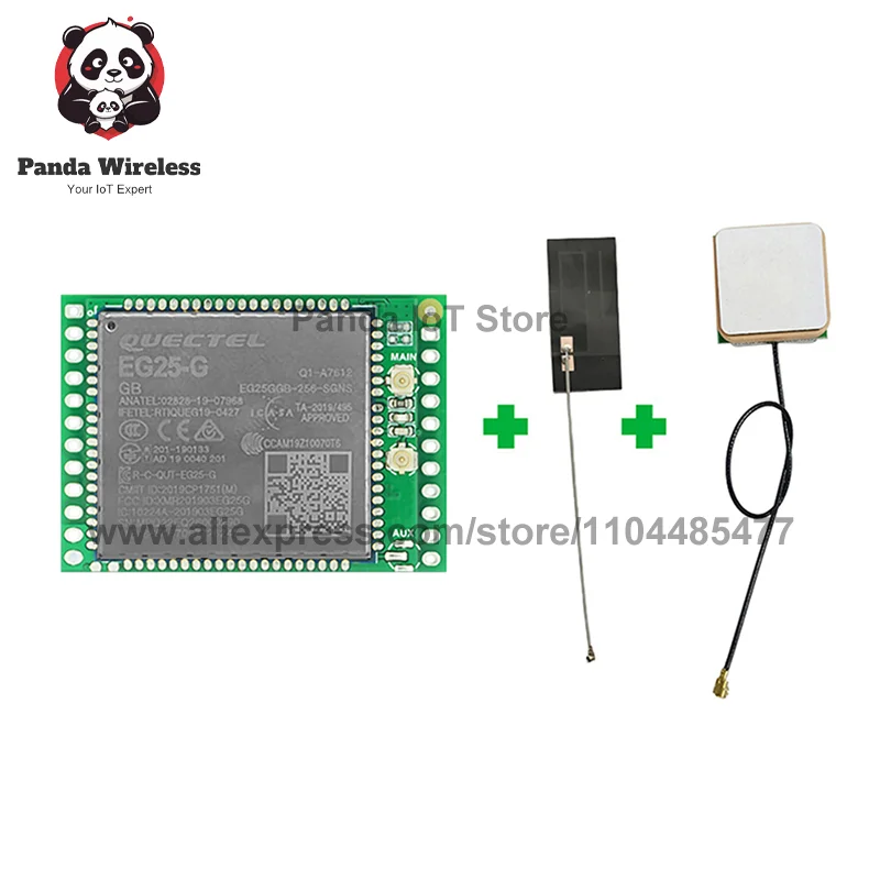 Quectel EG25-GGB Module EG25GGB 4G Development Core Board LTE CAT4 GNSS Global Band Graphis Card Processor with antenna OPTIONAL