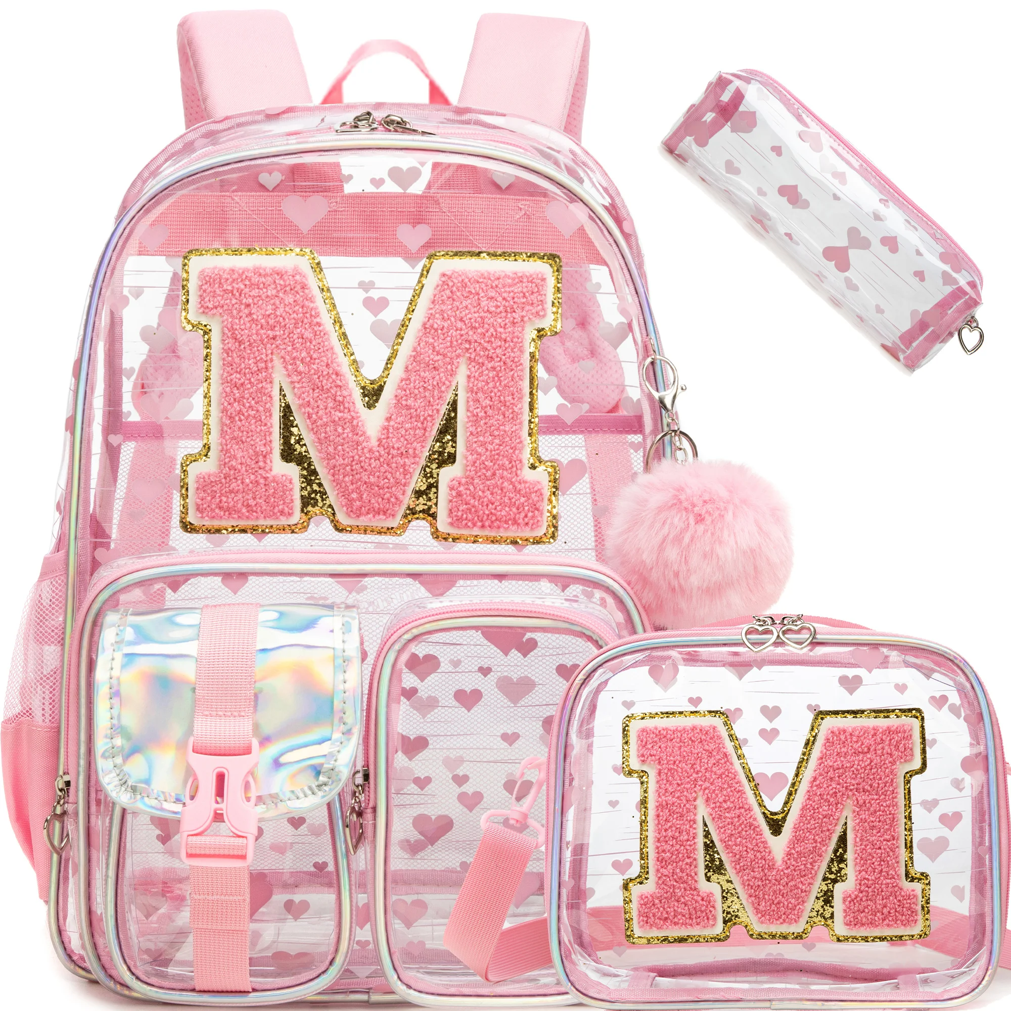 zaino-trasparente-rosa-con-monogramma-resistente-per-bambini-zaini-trasparenti-per-la-scuola-per-ragazze-delle-elementari-borsa-per-libri-per-stadio-concerti-universita
