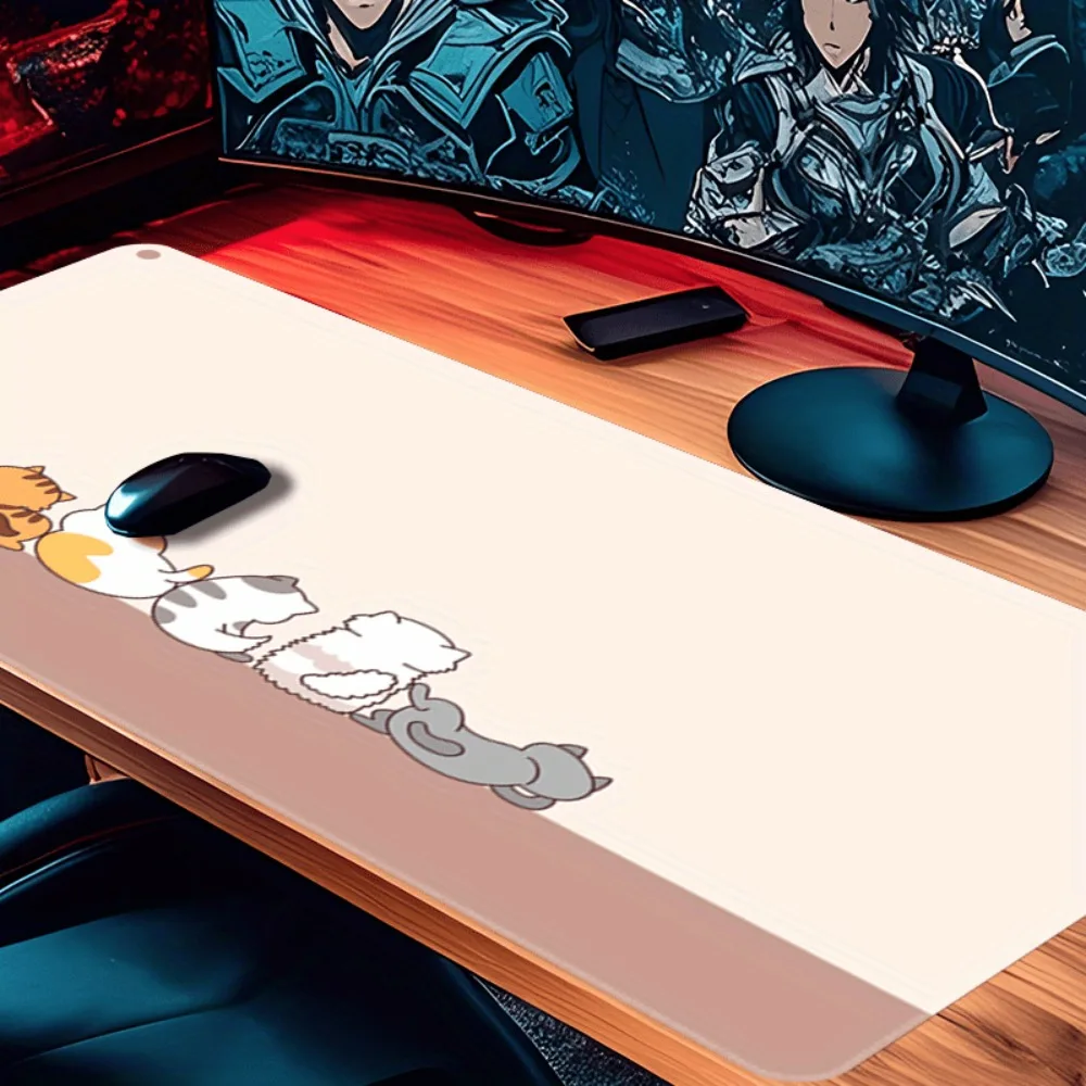 Anime cat mouse pad computer desk accessories pk control 1 mousepad tapis souris accessori scrivania alfombrilla ratón ordenador