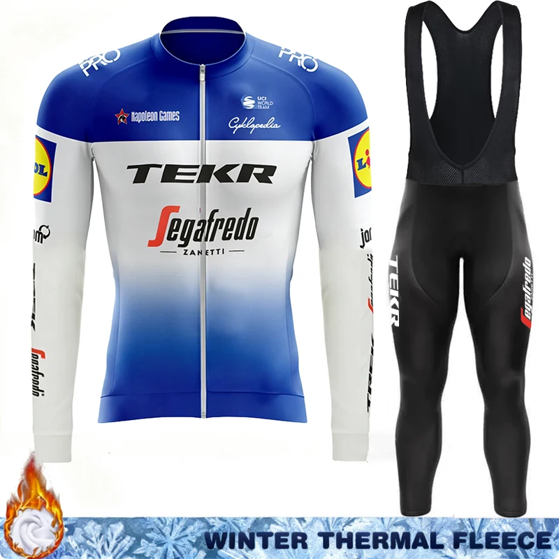 ملابس شتوية حرارية للرجال من الجيرسيه لركوب الدراجات من TEKR أطقم ملابس ركوب الدراجات من الصوف للرجال أطقم مايوه سترات Ciclismo Hombre للدراجة للرجال