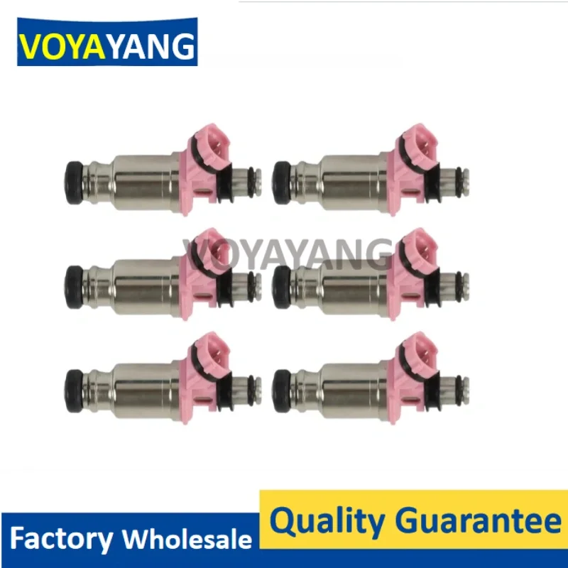 New 6Pcs for Landcruiser 1FZ-FE FZJ70 FZJ75 FZJ80 Lexus LX450 Fuel Injectors 23250-74080 2325074080 23209-74080 2320974080