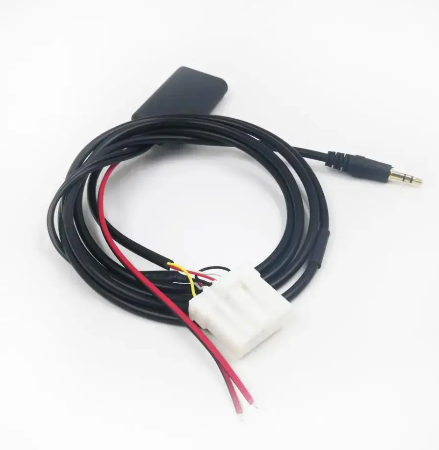 Biurlink 150CM AUX Cable Adapter with Bluetooth Audio Function for Mazda 2 3 5 6 Car Radio 16Pin Plug