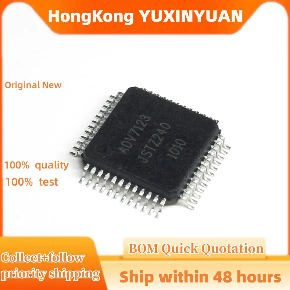 1PCS/LOT  ADV7123KSTZ140 ADV7123KST QFP48  CHIPS IN STOCK