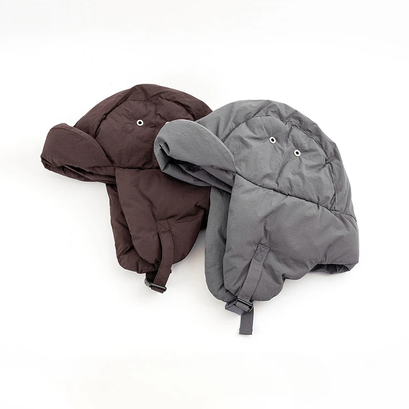 Tung Sung Down Bomber Hat Winter Filling Light Warm Ear Protection Flying Hat for Men and Women