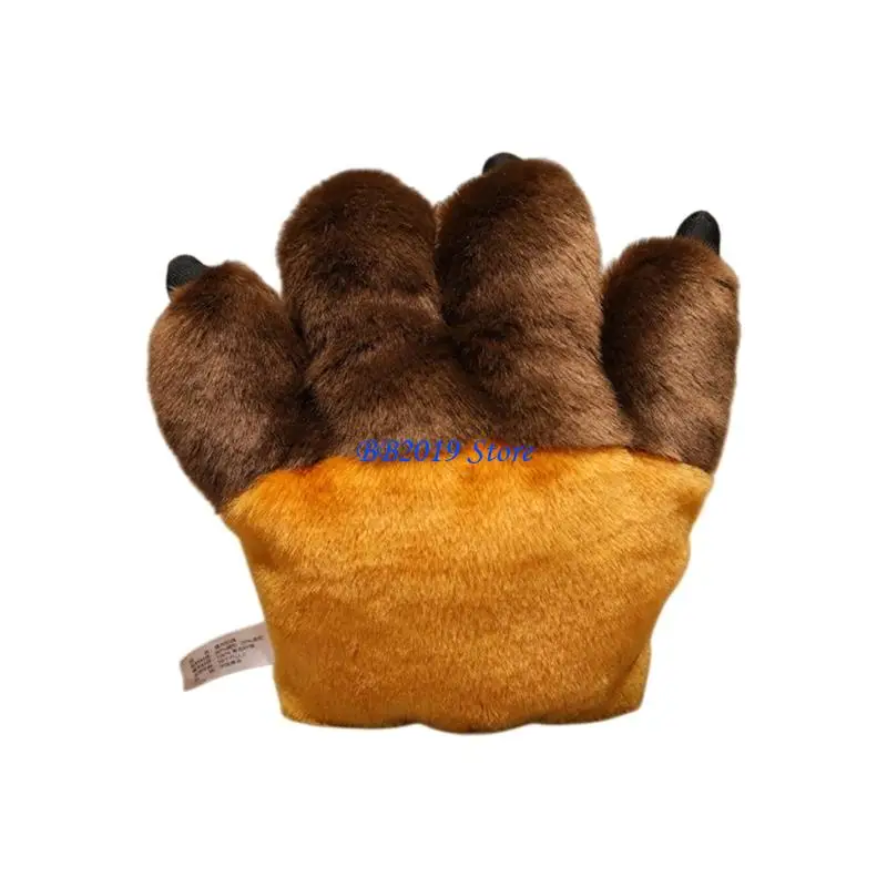 

Q0KB Lovely Animal Paws Gloves Skin Friendly Texture Multiple Scene Use Adult Child Sizes Available