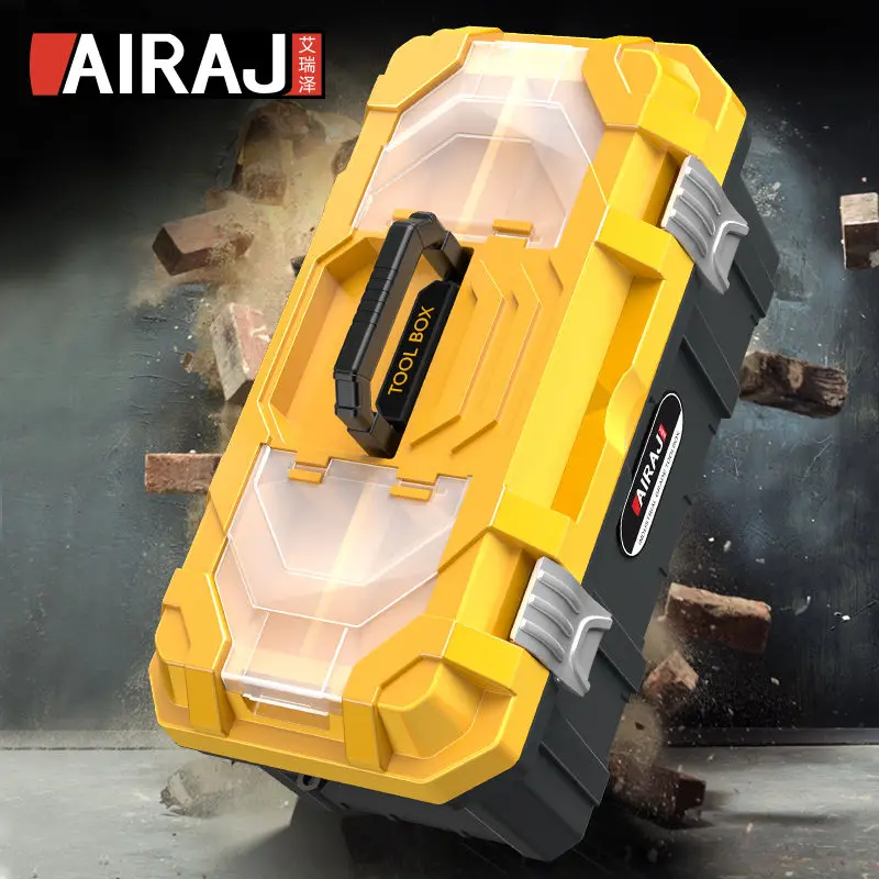 Hardware tools thickened storage box Hardware large industrial-grade household vehicle multi-function maintenance toolbox