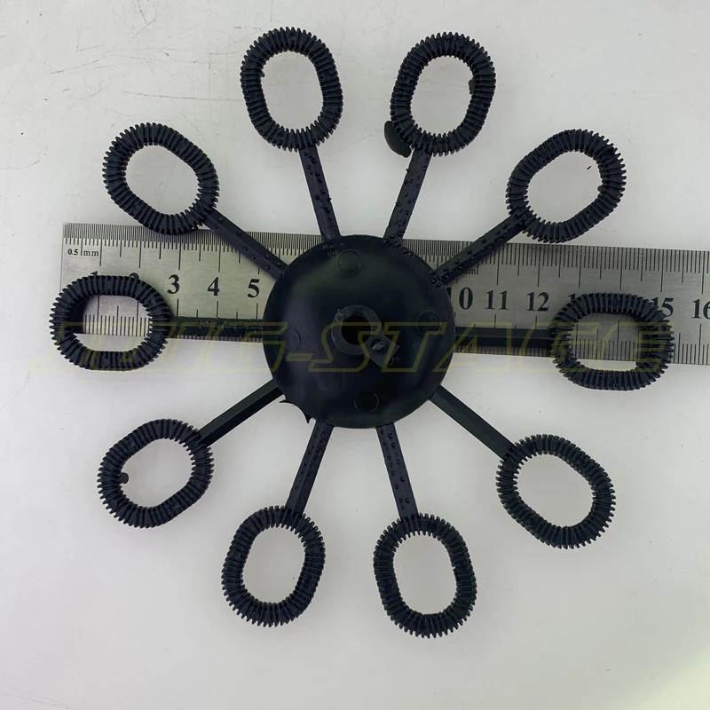 2 قطعة 155 مللي متر عجلة آلة الفقاعات الصغيرة ، مرحلة آلة فقاعة الطرف المكره عداء عجلة ريشة ، عجلات صانع الفقاعات قطر 15 سنتيمتر #4