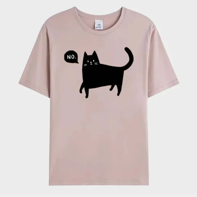 

Funny Cat Graphic Print Vintage Men's T-Shirt Cotton Casual O-Neck Short Sleeve Streetwear Tee Oversize Fashion Women's T-Shirt