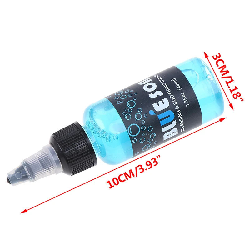 1 X Bottle 40ml Tattoo Blue Soap Blue Soap Cleaning soluzione lenitiva Tattoo Studio Supply Tool Crema anestesia Para Tatuar