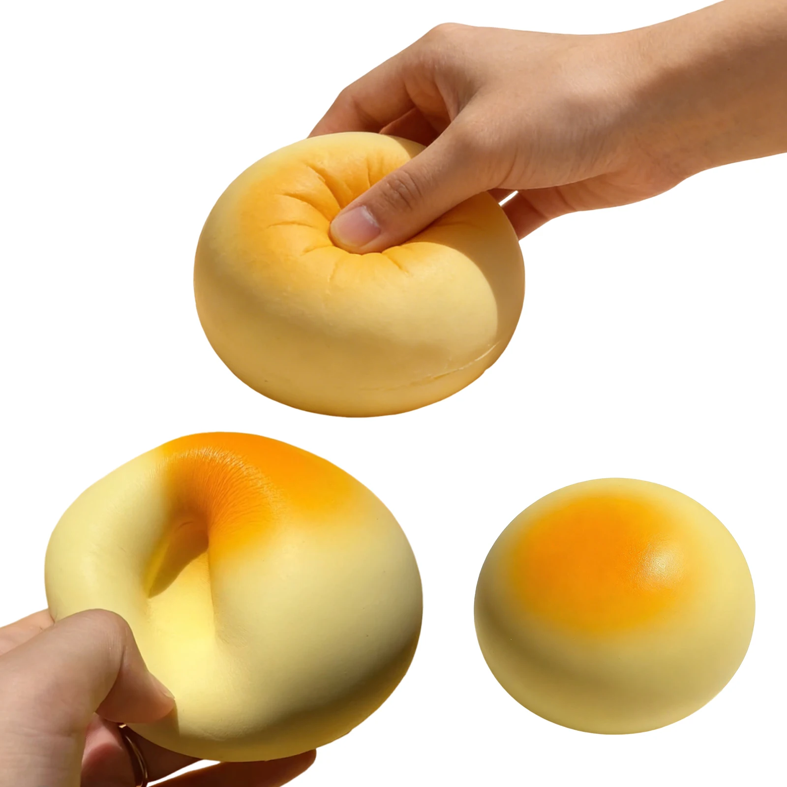 Simulated Food Decompression Toy Reusable Anti- Ball Fidgets Toys Soft Slowing Rebound Foam Toy for Adults & Kids Gift