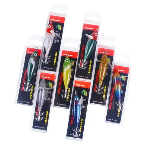 낚시 미끼 미노우 포퍼 미끼 워블러 세트, 실물 같은 가짜 낚시 미끼 태클, 오징어 후크 액세서리, 8cm, 6g, 4 개/세트