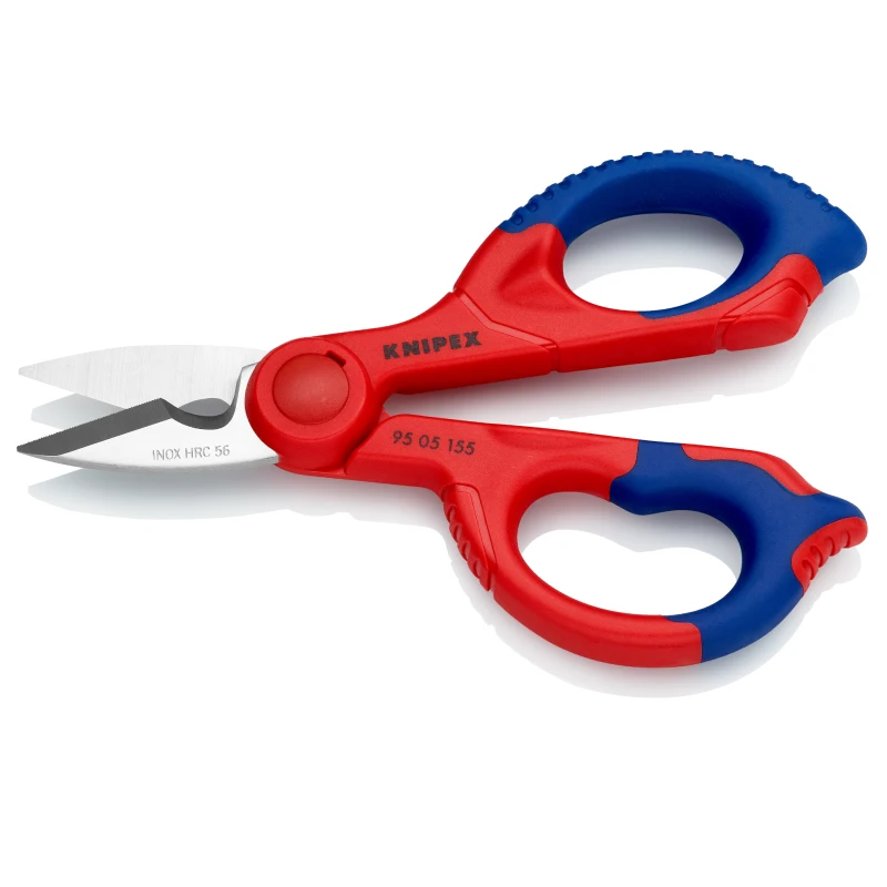 Imagem -03 - Knipex Tesoura Eletricista Fibra de Vidro Reforçada 95 05 155 sb 155 mm 6.1