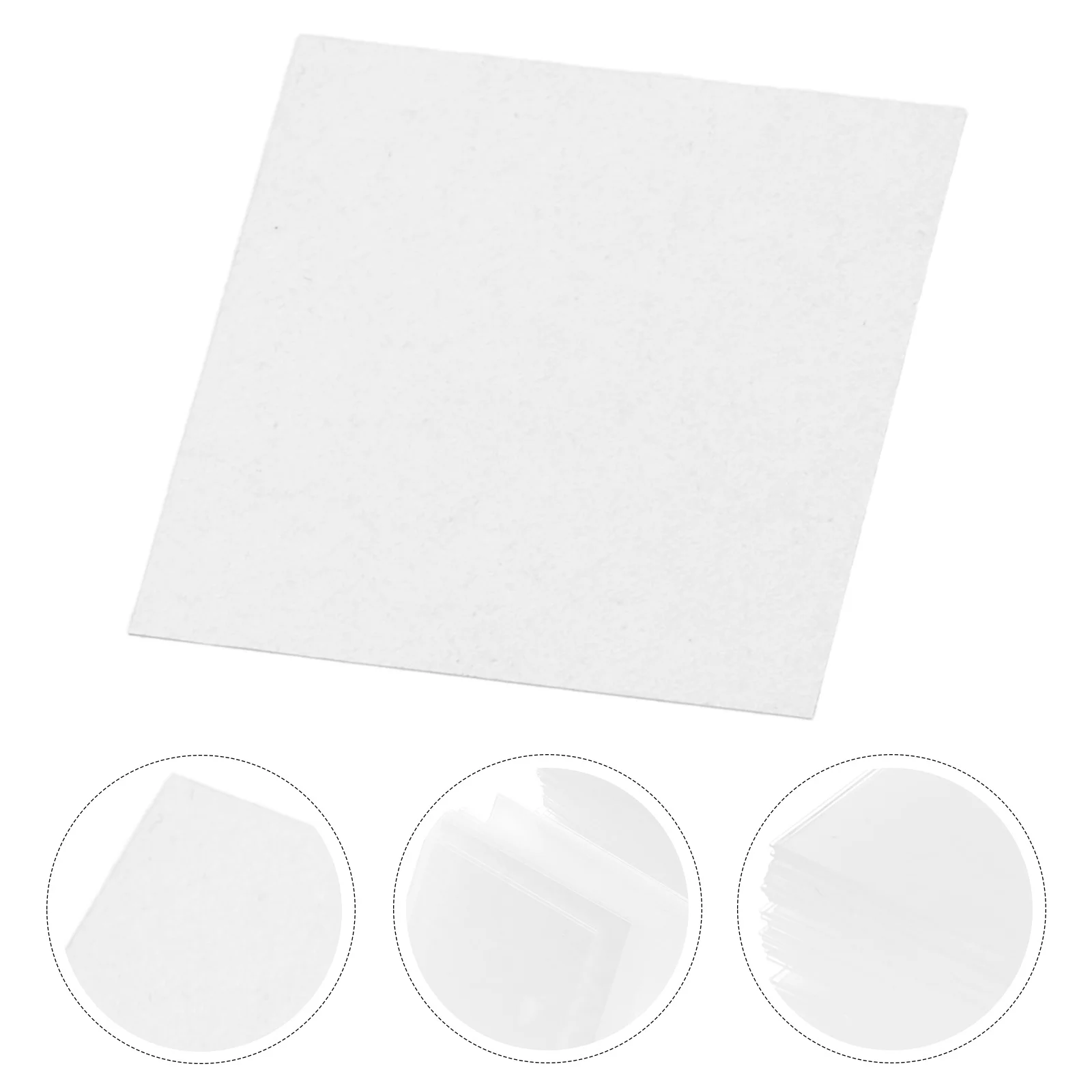 

400 Pcs Blank Microscope Slides Cover Glass for Microscopes Clear Coverslips Accessories