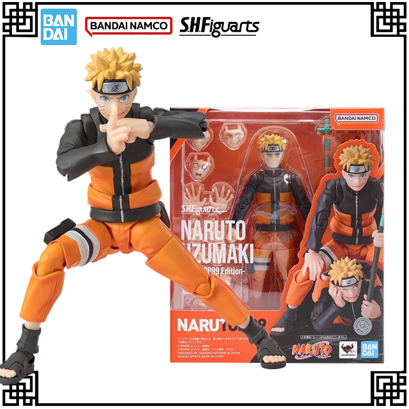 

В наличии, оригинальная аниме-фигурка Bandai SHF Naruto NARUTO UZUMAKI NARUTOP99, издание, экшн-фигурки, игрушки для мальчиков, подарки