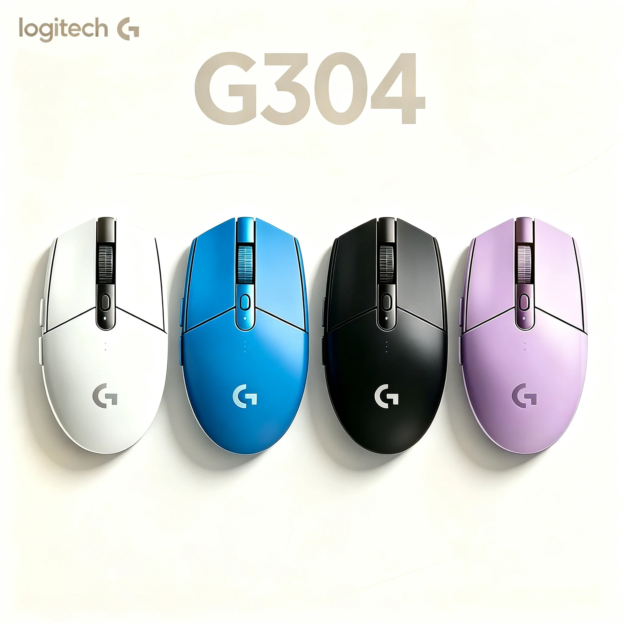 Logitech G304 Wireless Gaming Mouse Responsive Click For CS2 PUBG Valorant LOL Competitive Game