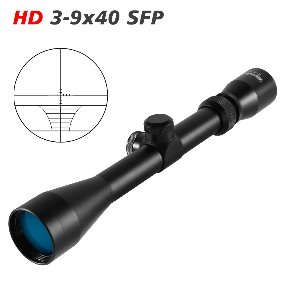 3-9X40 Hunting Deer Air Rifle Scope Wire Rangefinder Reticle Crossbow Mil Dot Reticle Riflescope Tactical Optical Sights