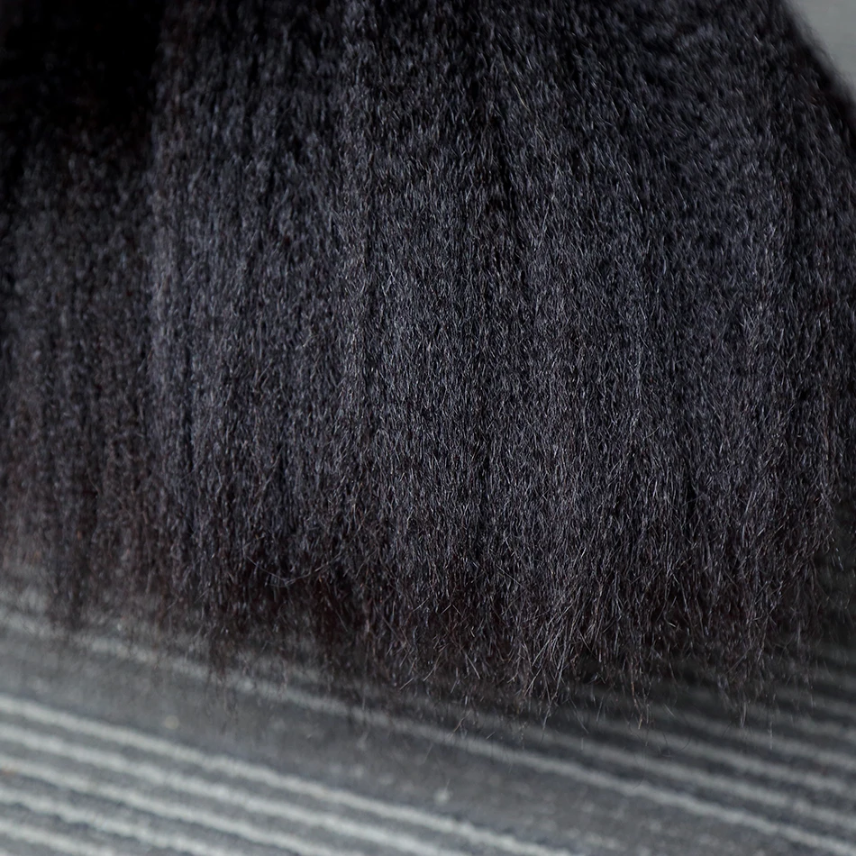 موسيلي غريب حزم مستقيمة شعر الإنسان حزم من شعر مفرود حزم الشعر الخام 1/3/4 حزمة صفقات شعر بشري لعذراء ملحقات