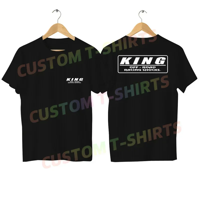 

Men T Shirt Casual New King Off Road Racing Shocks Logo T-shirt Graphic Oversized Comfortable Streetwear S-3XL Cool Tee