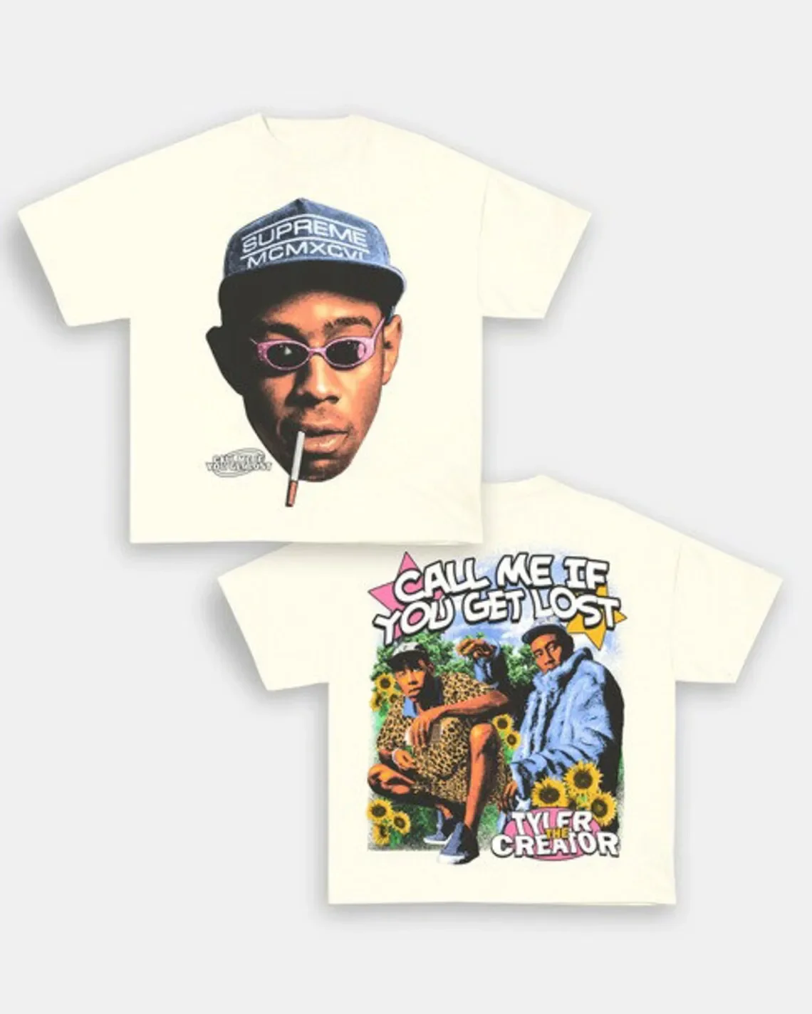 Vintage Tyler Style Bootleg T-Shirt Call Me When You Get Lost Shirt Tyler Creator Merch Tyler Gift Tee.