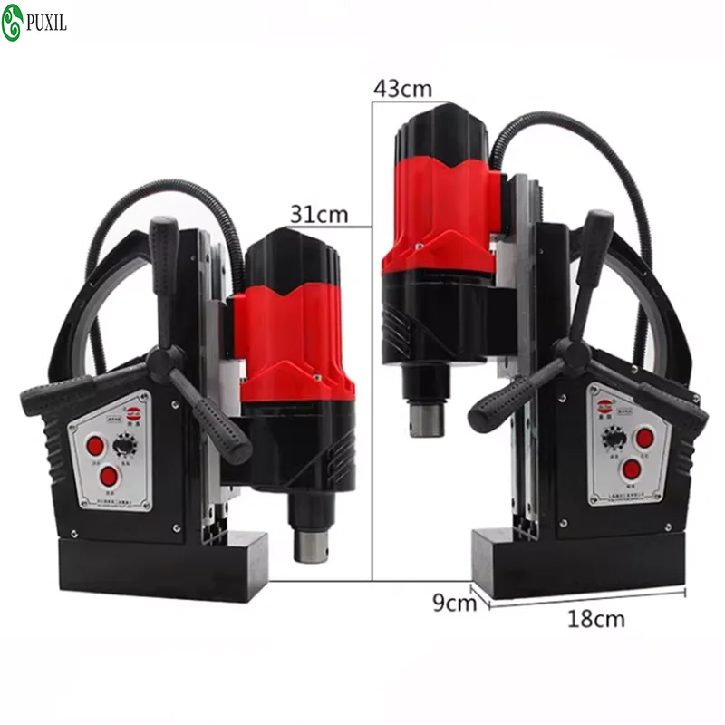 New Small JT-16RE Magnetic Drill Press Electric Bench Drilling Rig Machine For Engineering Steel Structure Stepless Speed Regula