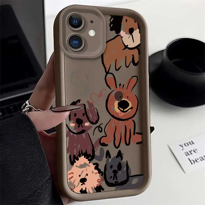 IP11 Scrappy Dog Sky Eye Ladder Phone Case For iPhone 14Pro 14Plus 14 13Pro 13mini 13 12 XS XSMax XR X SE2022 8 7 6 Cover