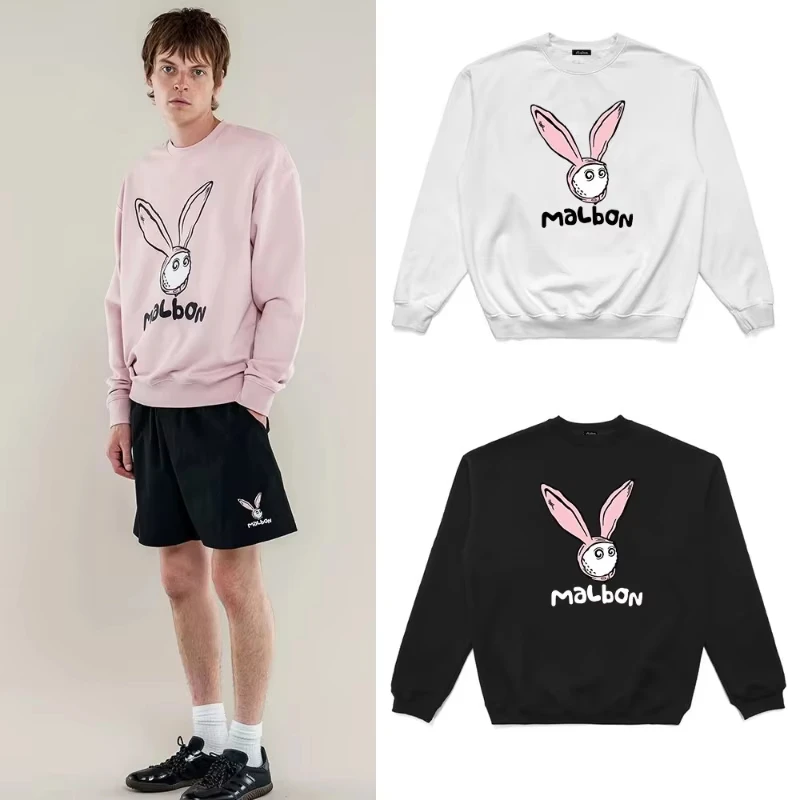 

Autumn and Winter Round-neck Sweatshirts with Printed Patterns for Both Men and Women, Without Hats