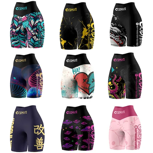 Imagen 2 del producto Yoga Mujer MMA BJJ entrenamiento lucha boxeo pantalones cortos gimnasio Jiu-Jitsu Muay Thai lucha pantalones cortos de compresión ropa deportiva para damas