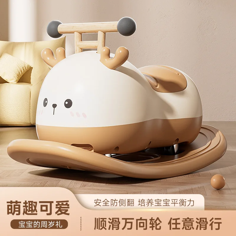 1. A 3-year-old Child's Peanut-shaped Scooter As A Baby's First Birthday Gift Scooter for Toddlers