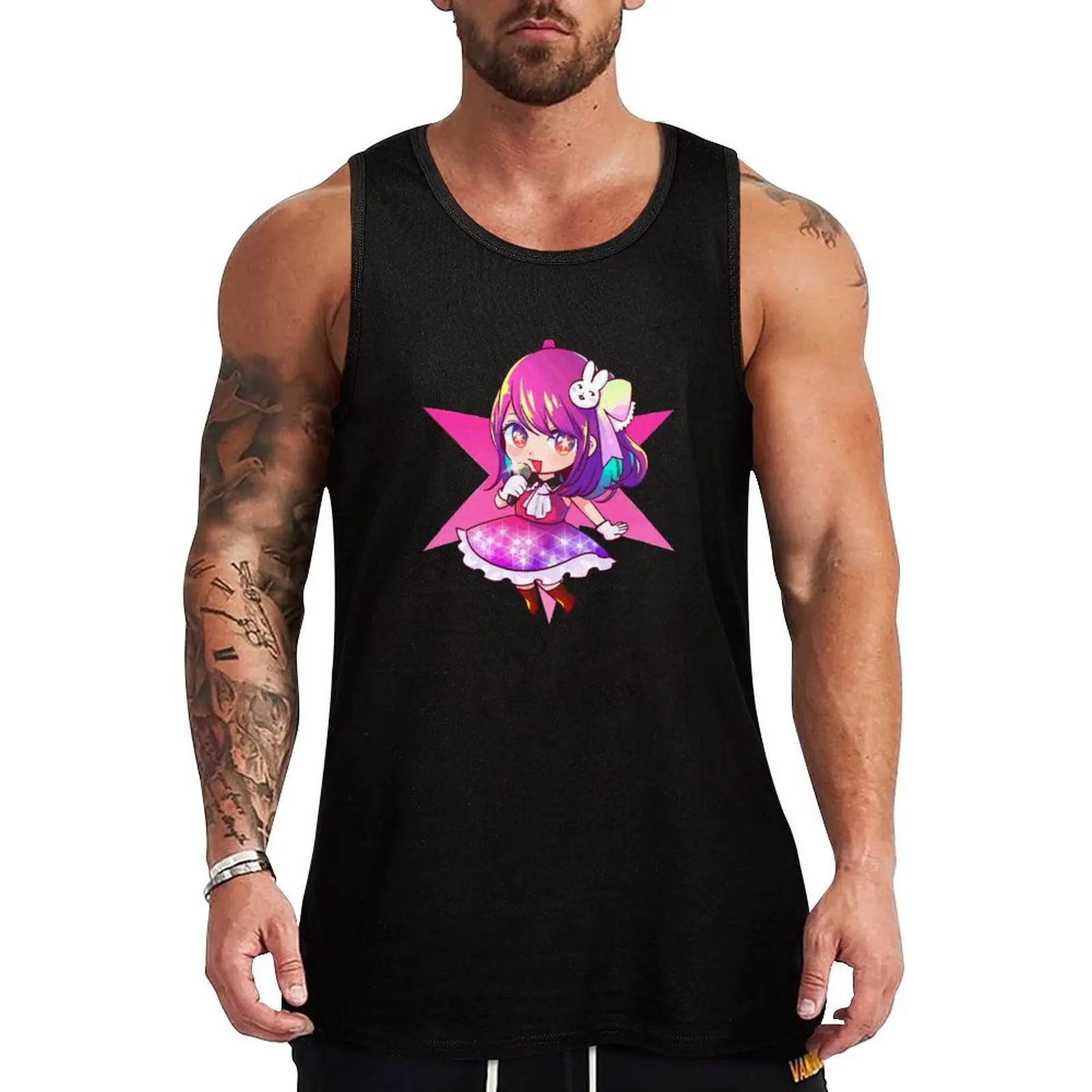 

Oshi no ko Idols Child Hoshino Ai Tank Top Stretch Tank Top Flexible Fit Casual Sleeveless