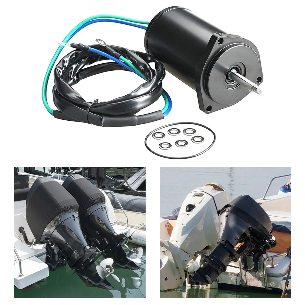 69W-43880 Tilt & Trim Motor Tilt Trim Motor Compatible For Marine Outboard 4 Strokee 40-100HP Check OE Before Purchasing