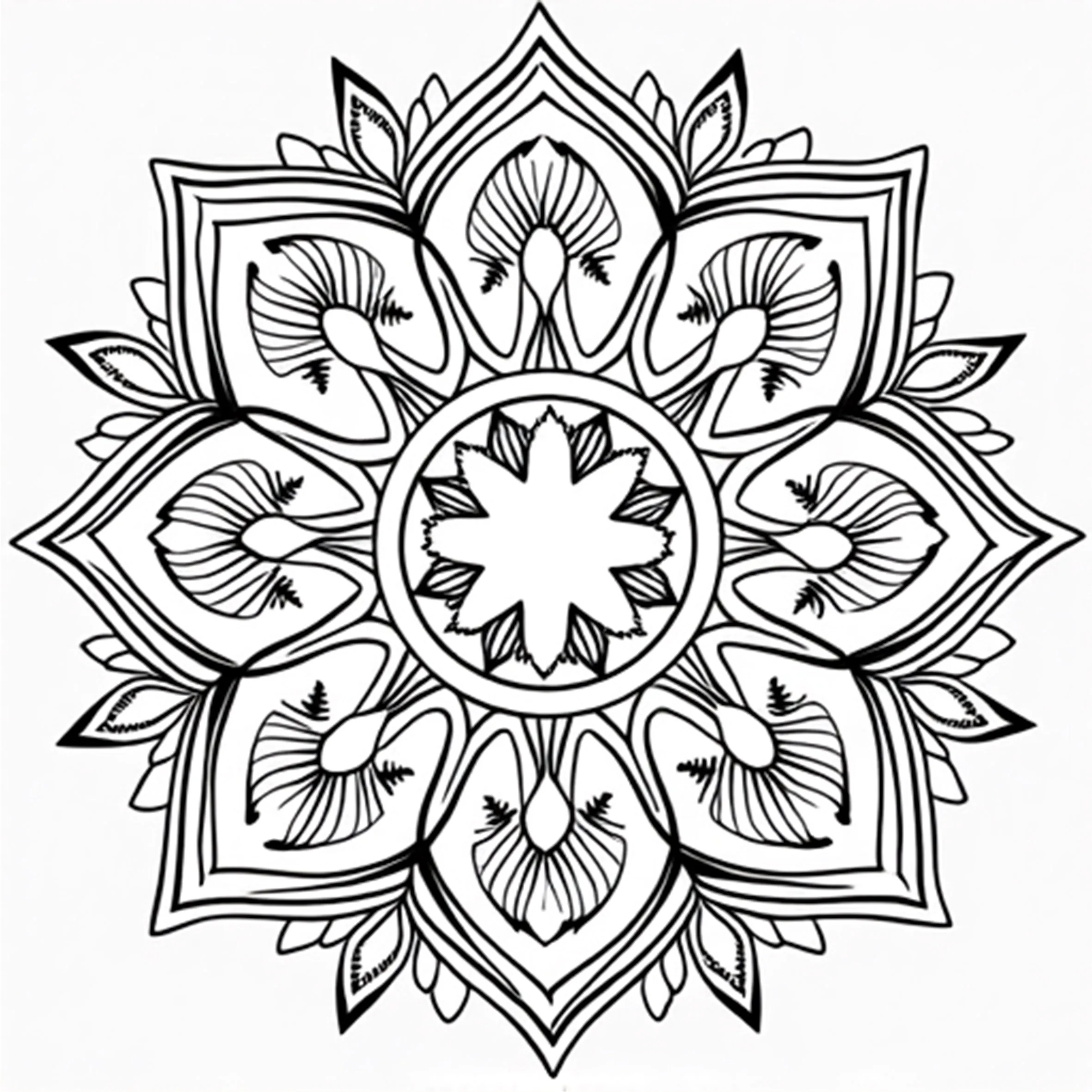 MANDALA Patterns Coloring Book for Adults Cute Drawing Book Perfect Gift for Party and Birthday