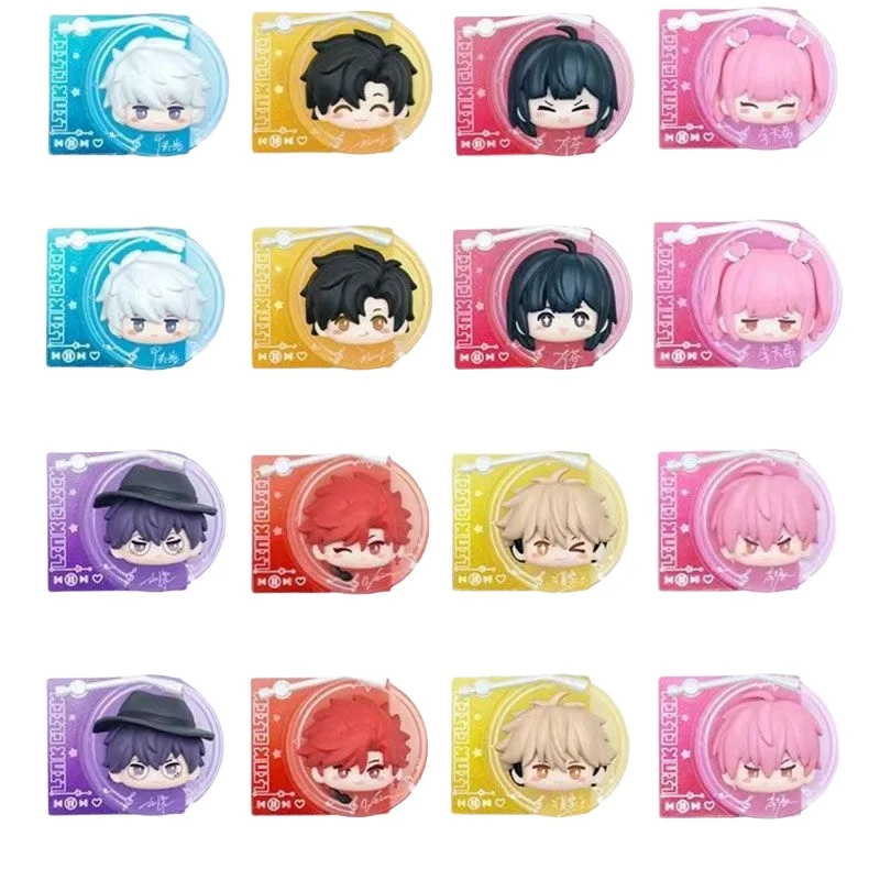 Link Click Anime Rotation Musik Schallplatte Maschine Blind Box Designiert Kühlschrank Aufkleber Anime Peripherie Rucksack Anhänger