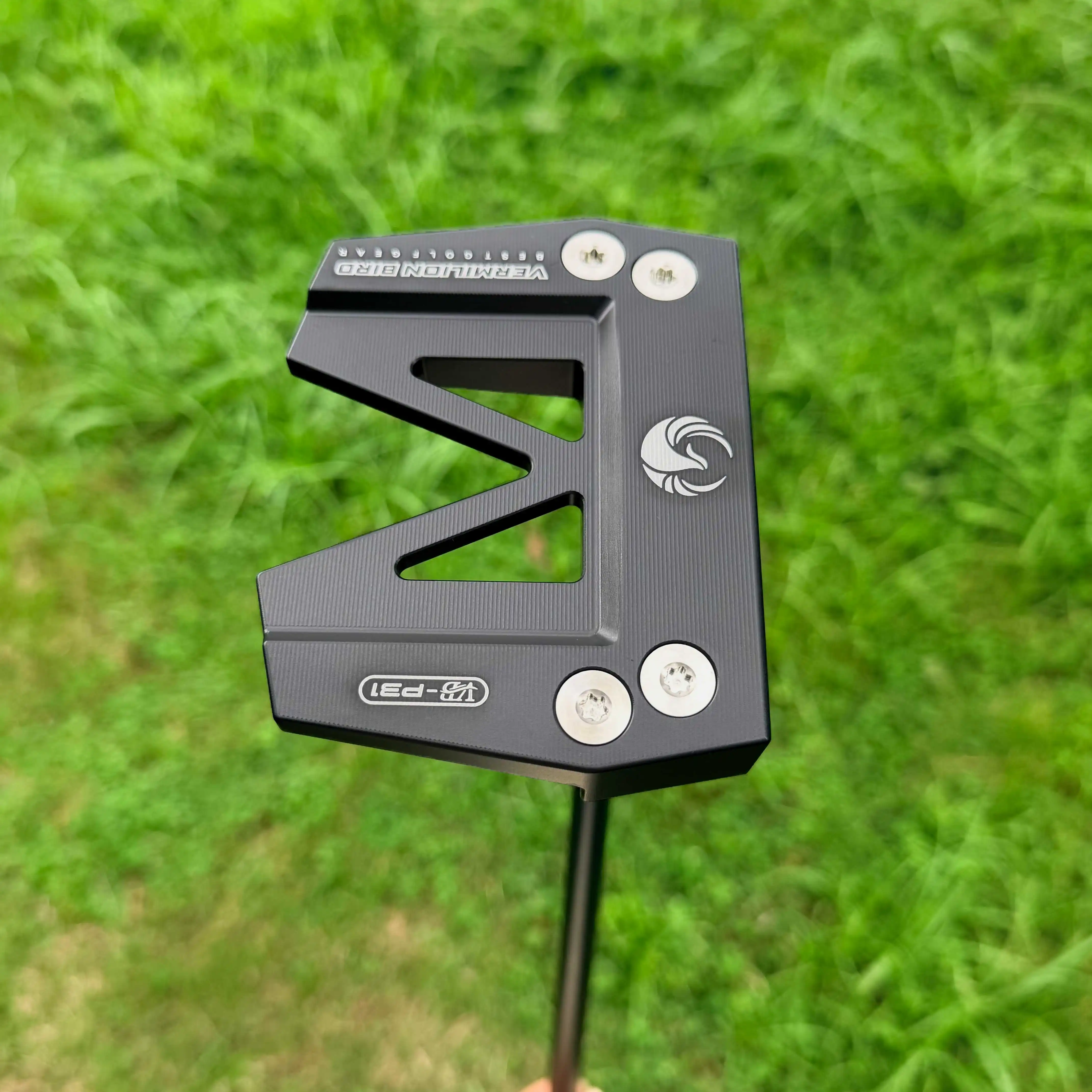 VB-P31 Golf Putter High Stability V Shape Hollow Mallet Putter Carbon Shaft Golf Training Club For Men Women