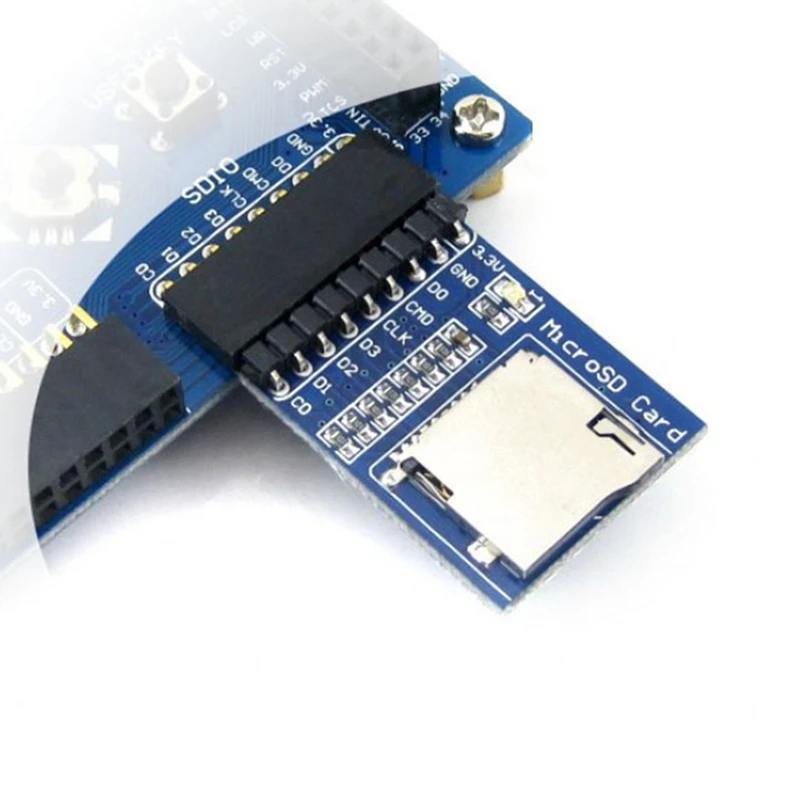 B03B-For Micro-SD (TF) Card Storage Module Development Board SD Card Module SD Card Holder 2.54Mm Pitch For SDIO & SPI Prots