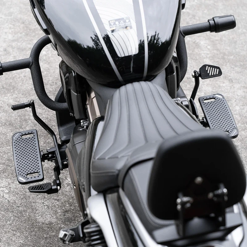 Motorcycle Lossless Installation Aluminum Alloy Stable Enlarged Front Pedal Footrest for VOGE CU625