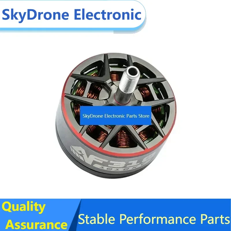 SkyDElAxisFlying AF310 3010 1010-1210KV 6S FPV Motor, 1300W 72g 5mm M5 Shaft For 7-9