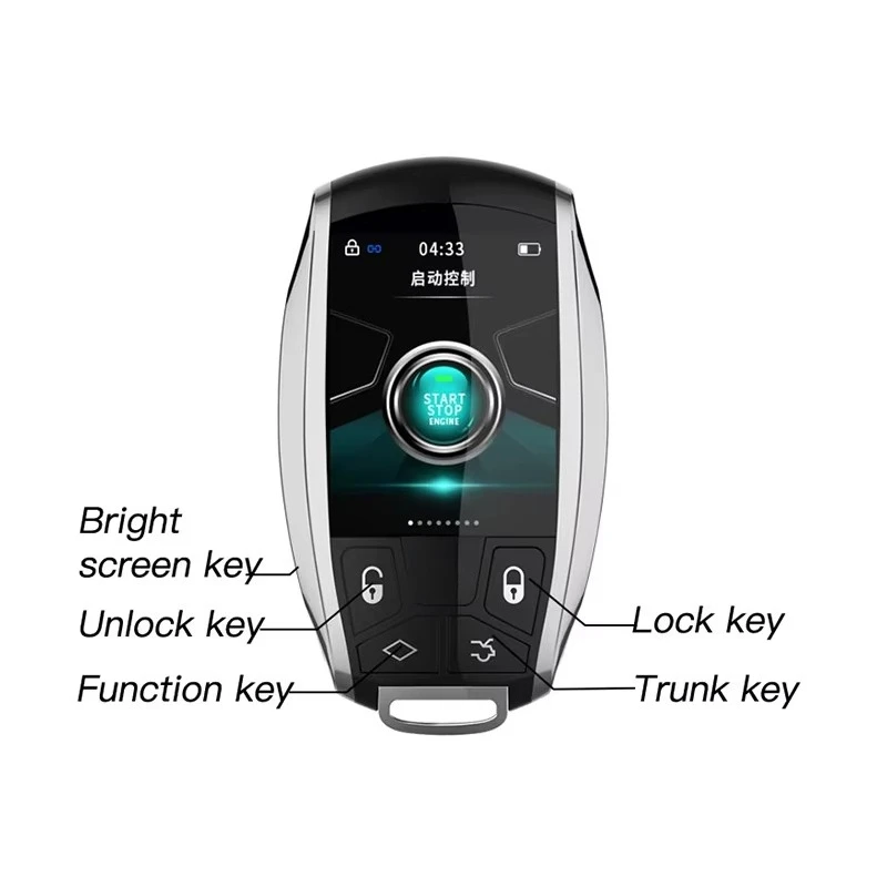 Smart Remote Control Touch Screen Car Keys