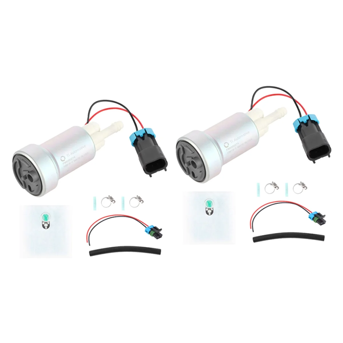 2Set 12V 450LPH Fuel Pump Kit for Racing Walbro Honda Accord CRx CRv CIVIC F90000274