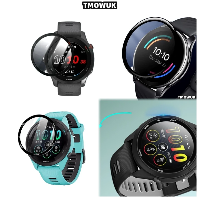 

For Garmin Forerunner 57 945 955 965 970 42mm 47mm 3D Curved Anti - Scratch Full Cover PMMA Screen Film