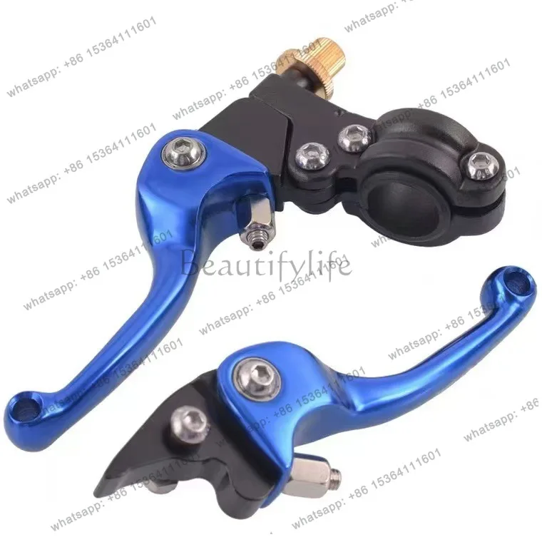 Off-road motorcycle with modified universal anti-collision ASV anti-drop folding brake clutch handle