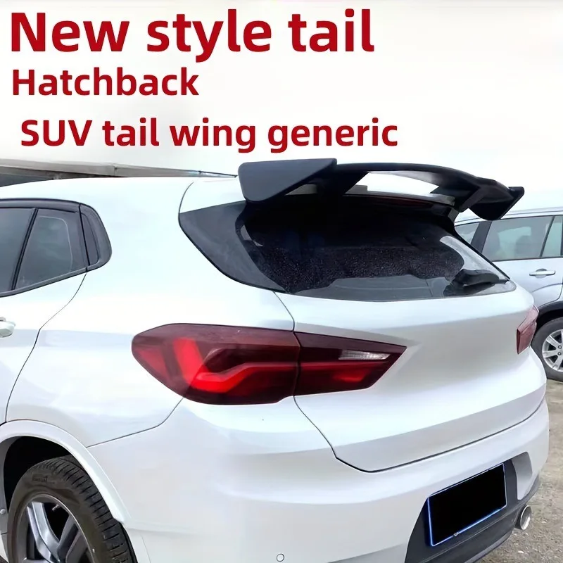 General Motors Tail Modification No Punching Carbon Pattern Color SUV Large Tail Fixed Wind Wing