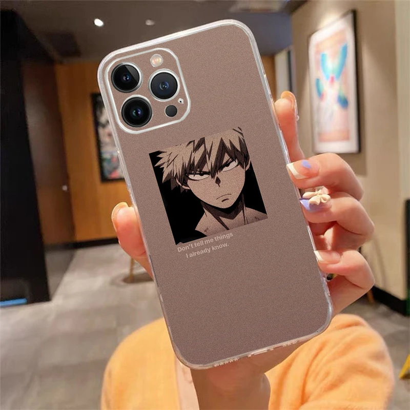 

Phone Case For iphone 17ProMax Air 16 15 14 13 Pro Max 15 16 Pro 15Plus Anime My Hero Academia deku bakugou