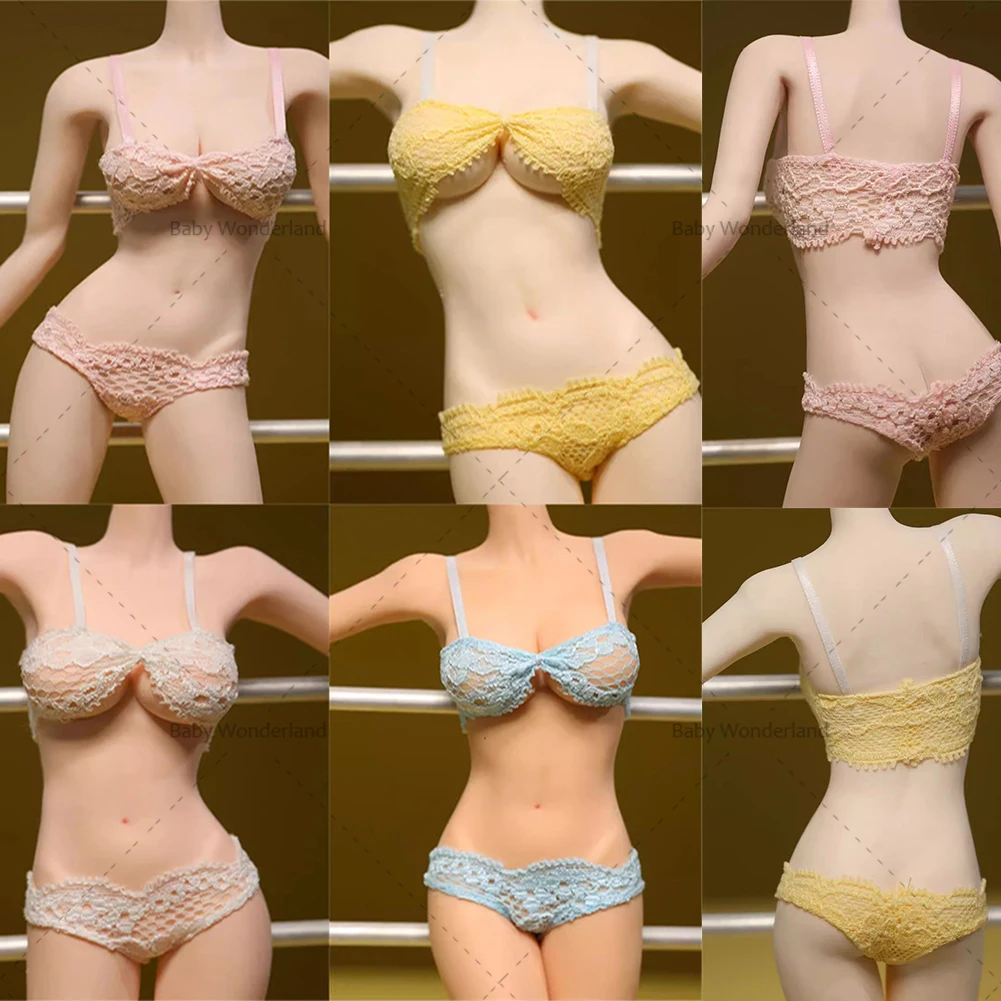 

In Stock 1/6 Scale Sexy Transparent Lace Underwear Set for Girls Accessory Model Fit 12" Female Soldier Action Figure Body Dolls