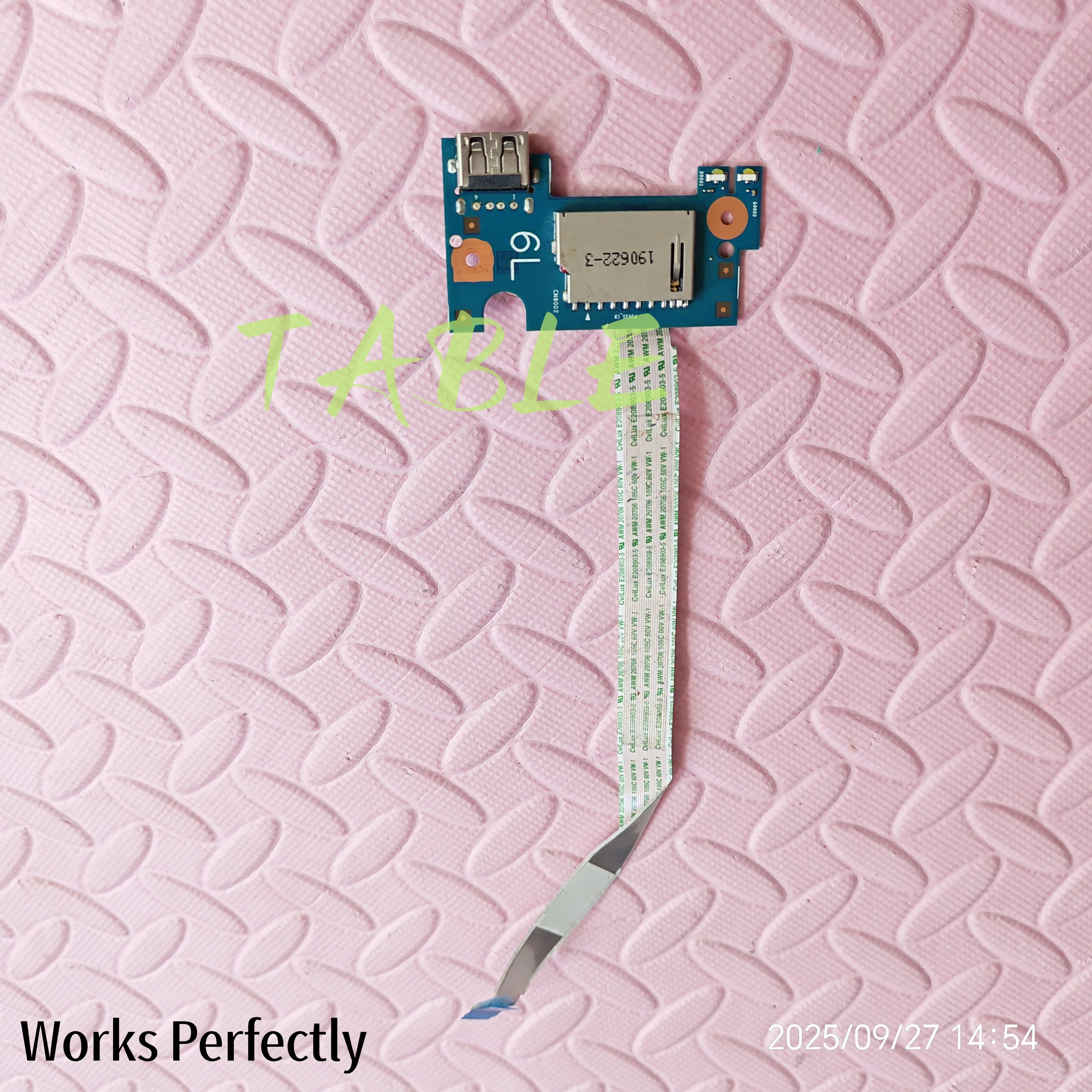 FOR HP Pavilion 17-CA USB Board with cable 6050A2979801 view 2