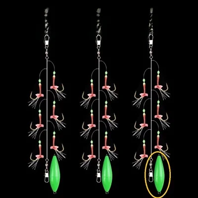 conjunto-de-anzois-para-camarao-anzol-curvo-icy-silk-especial-para-pesca-de-robalo-isca-artificial-colorida-arco-Iris-equ