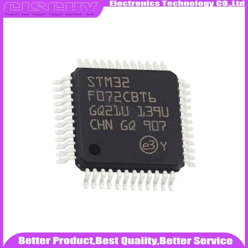 1PCS/lot STM32F072C8T6 STM32F072CBT6 STM32F100C8T6B STM32F100R8T6B STM32F103C8T6 QFP-48 In Stock